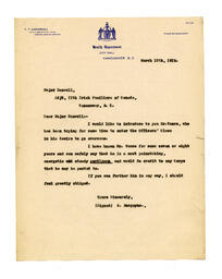 Letter to R.G. Maxwell from S. Burgoyne: 15-Mar-16