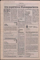 Le Soleil de Colombie, February 17, 1989, page 14