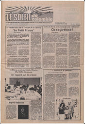 Le Soleil de Colombie, November 7, 1980, page 1