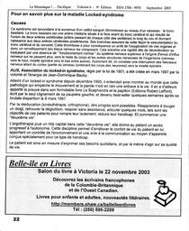   LE MOUSTIQUE PACIFIQUE, 2003   , page 22