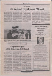 Le Soleil de Colombie, July 12, 1991, page 20