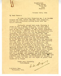 Letter to Vance from C.W. Simpson.: 23-Oct-34