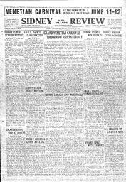 Sidney And Islands Review Thu, June 10, 1926 (Page 1)