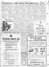 Saanich Peninsula And Gulf Islands Review Wed, April 15, 1953 (Page 6)