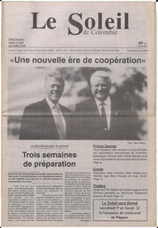 Le Soleil de Colombie, April 9, 1993, page 1