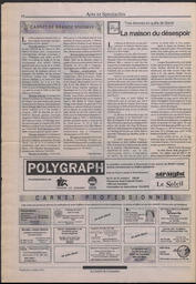 Le Soleil de Colombie, October 2, 1992, page 22
