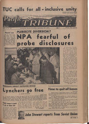   The Pacific Tribune - Friday, September 30, 1955   , page 1
