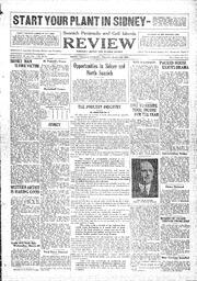 Saanich Peninsula And Gulf Islands Review Thu, March 14, 1929 (Page 1)