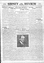 Sidney And Islands Review Thu, February 7, 1924 (Page 1)