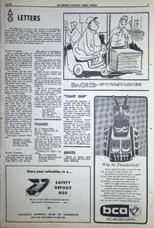   The Western Canadian Lumber Worker, Vol. XXXII, No. 17, 1st Issue Sep. 1965   , page 11
