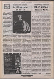 Le Soleil de Colombie, October 23, 1992, page 17