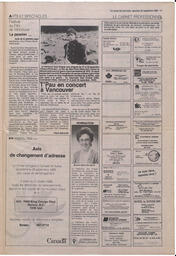 Le Soleil de Colombie, September 22, 1989, page 13