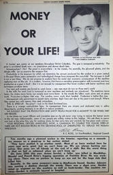   The Western Canadian Lumber Worker, Vol. XXIX, No. 12, 1st Issue Jul. 1962   , page 5