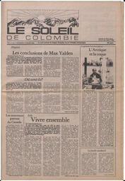 Le Soleil de Colombie, July 6, 1984, page 1
