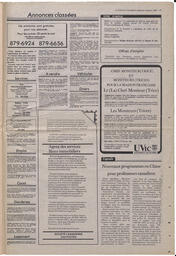 Le Soleil de Colombie, February 6, 1987, page 19