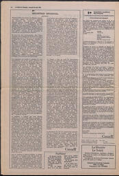 Le Soleil de Colombie, August 24, 1984, page 14