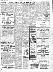 Saanich Peninsula And Gulf Islands Review Wed, August 22, 1956 (Page 7)