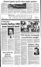 The Review Wed, March 19, 1986 (Page 1)
