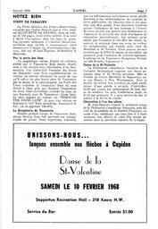   L'APPEL, LE MAGAZINE FRANCO-COLOMBIEN, 1968   , page 7