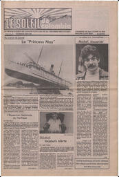 Le Soleil de Colombie, August 27, 1982, page 1