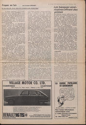 Le Soleil de Vancouver, February 27, 1970, page 3