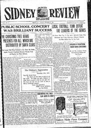 Sidney And Islands Review Fri, December 26, 1913 (Page 1)