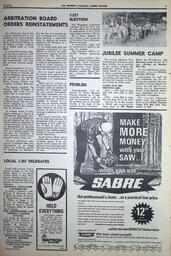   The Western Canadian Lumber Worker, Vol. XXXVI, No. 6, 2nd Issue Mar. 1968   , page 9