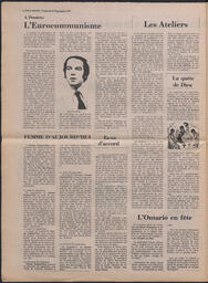 Le Soleil de Colombie, September 23, 1977, page 12