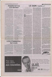 Le Soleil de Colombie-Britannique, October 18, 1996, page 12
