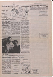 Le Soleil de Colombie, October 16, 1987, page 5