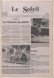 Le Soleil de Colombie, July 19, 1991, page 1