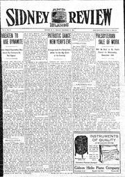 Sidney And Islands Review Fri, December 11, 1914 (Page 1)
