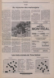 Le Soleil de Colombie, January 11, 1991, page 13