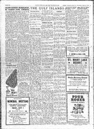 Saanich Peninsula And Gulf Islands Review Wed, August 30, 1950 (Page 10)