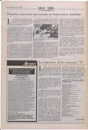 Le Soleil de Colombie-Britannique, May 16, 1997, page 8