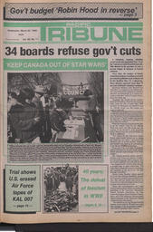   The Pacific Tribune - Wednesday, March 20, 1985   , page 1