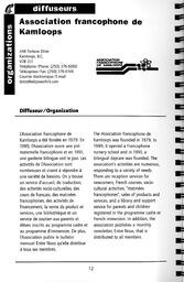   RÉPERTOIRE DES RESSOURCES CULTURELLES, 1999-2001   , page 14