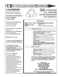   INFO-PARENTS COLOMBIE-BRITANNIQUE, 2000   , page 8