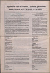 Le Soleil de Colombie, September 21, 1990, page 6
