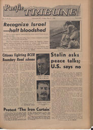  The Pacific Tribune - Friday, May 21, 1948   , page 1