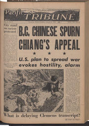   The Pacific Tribune - Friday, February 6, 1953   , page 1