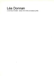 Léa Donnan Title Page
