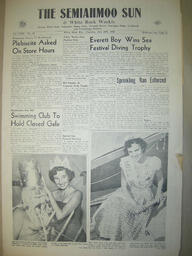 The Semiahmoo Sun and White Rock Weekly, July 26, 1956 (Page 1)