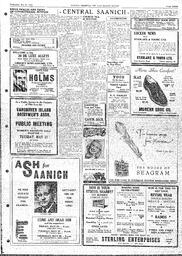 Saanich Peninsula And Gulf Islands Review Wed, May 21, 1952 (Page 3)