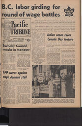   The Pacific Tribune - Friday, June 28, 1957   , page 1