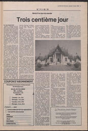 Le Soleil de Colombie, August 19, 1988, page 11