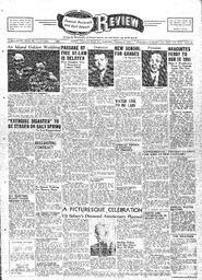 Saanich Peninsula And Gulf Islands Review Wed, February 14, 1951 (Page 1)