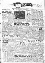 Saanich Peninsula And Gulf Islands Review Wed, January 9, 1963 (Page 1)