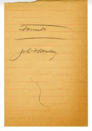 Notes by Vance on medical formula: 23-Oct-31