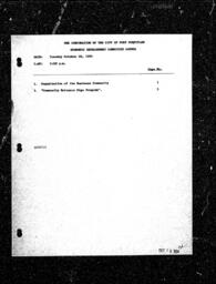 1994-10-18 - City of Port Coquitlam - Economic Development Committee - Agenda